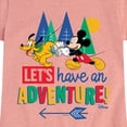 thumbnail image 3 of Disney Standard - Lets Have An Adventure - Toddler & Youth Girls Short Sleeve Graphic T-Shirt, 3 of 5