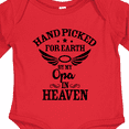 thumbnail image 4 of Inktastic Handpicked for Earth by My Opa in Heaven with Angel Wings Boys or Girls Long Sleeve Baby Bodysuit, 4 of 5