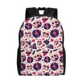 thumbnail image 1 of Balery Skull lips record Guitar Mochila - Mochila Estilosa y Duradera para Laptop de 15 Pulgadas con Tela Oxford Impermeable, 1 of 8