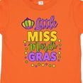 thumbnail image 4 of Inktastic Little Miss Mardi Gras with Crown and Dots Girls Toddler T-Shirt, 4 of 5