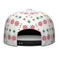 thumbnail image 4 of Custom Christmas Printed Flat Baseball Cap – Adjustable Snapback Hat with Flat Bill, Breathable and Durable, Personalized Design for Sports, Travel & Daily Wear, 4 of 6