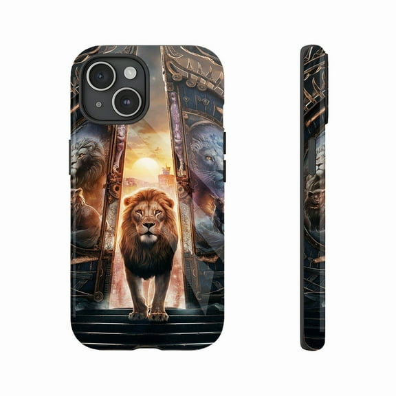 Majestic Lion Design Phone Case for Adventure Enthusiasts & Fantasy Lovers - Durable & Slim Fit, Perfect for Year-Round Style, Compatible with iPhone 11/12/13/14/15/16 (Pro Max/Plus)
