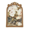 thumbnail image 4 of Home Decor Collection Filigree Tabletop Floral Art, Gold Ornate Frame with Botanical Design, 6x8, Gold Iron Frame, 4 of 10