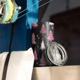 thumbnail image 3 of 20oz Tumblers Black and Pink Christmas Tree Pattern Stainless Steel Vacuum Insulated Double Wall Travel Tumbler Cups Mug with Lid and Straw,Cleaning Brush for Cold & Hot Drinks, 3 of 7