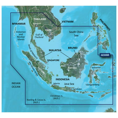 Garmin 010-C0884-20 Navigational Software Covers Singapore, Malaysia &