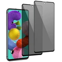 ZYQEEE 2 Pack Privacy Screen Protector for Samsung Galaxy A51 5G 6.5", Anti-Spy Tempered Glass, Bubble-Free, Easy Install
