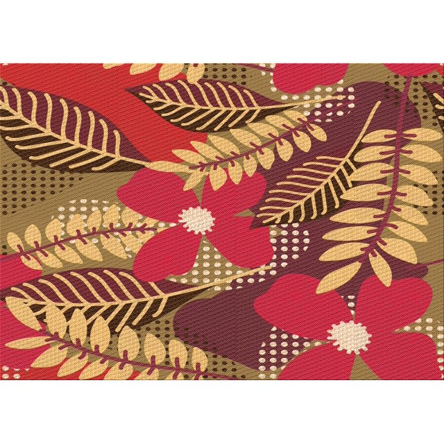 Ahgly Company Indoor Rectangle Patterned School Bus Yellow Area Rugs, 5' x 7'