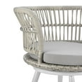 thumbnail image 6 of Monaco Rope Wicker 3-Piece Patio Conversation Set with Cushions in Grey, 6 of 7