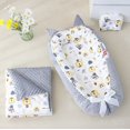 thumbnail image 2 of Cama nido portátil de viaje para bebé, cojín Protector extraíble para recién nacido, cuna de algodón, Moisés, artículos esenciales para recién nacido Fivean unisex, 2 of 2