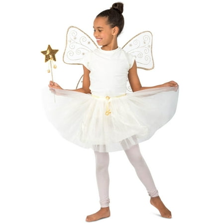 Girls Goldie The Glitter Fairy Costume