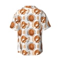 thumbnail image 5 of Salouo Cute Squirrel Pattern Cuban Collar Shirts for Men Button-Down Shirt Men's Short Sleeve Shirts Hawaiian Shirts Casual Shirts -4X-Large, 5 of 6