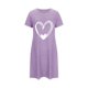thumbnail image 5 of Camisón corto de talla grande para mujer, camisón de manga corta con estampado de pecho a la moda, camisón para mujer, 5 of 5