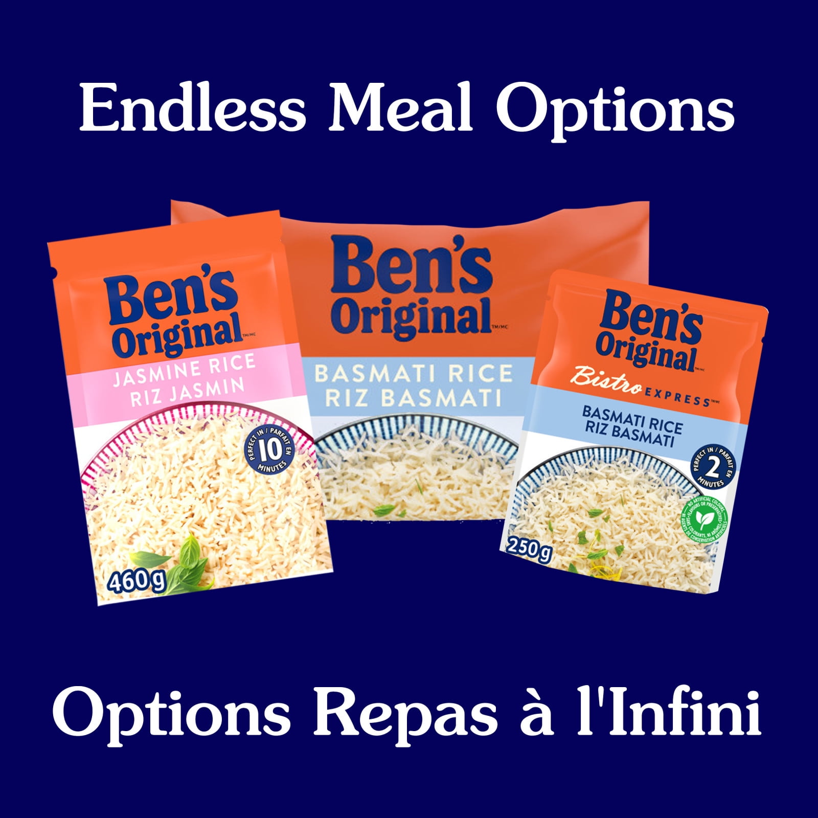 BEN'S ORIGINAL riz au jasmin, sac de 460 g La perfection à tout coupMC