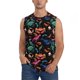 thumbnail image 1 of Balery Animals Under Water Camisetas sin mangas para hombre, absorbe la humedad y protege contra el mal olor.-Medium, 1 of 7