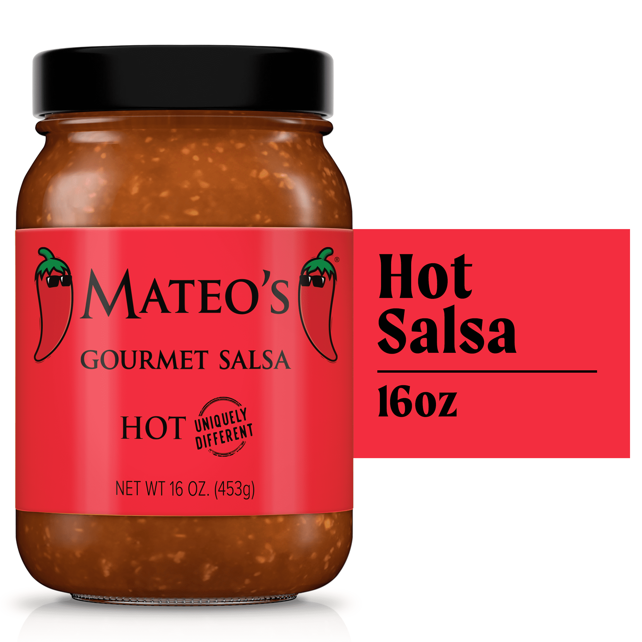 (3 pack) Mateo'S Gourmet Salsa Hot, 16 Oz