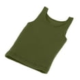 thumbnail image 3 of Camiseta de figuras de hombres a escala 1/6, chaleco sin mangas, ropa de muñeca hecha a mano, ropa en miniatura para vestir figuras de 12 pulgadas Verde CUTICAT Figura chaleco sin mangas, 3 of 8