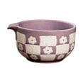 thumbnail image 4 of Tazón de matcha con boquilla vertedora para la ceremonia del té japonesa. Utensilios para el hogar y la oficina. Púrpura, 4 of 9