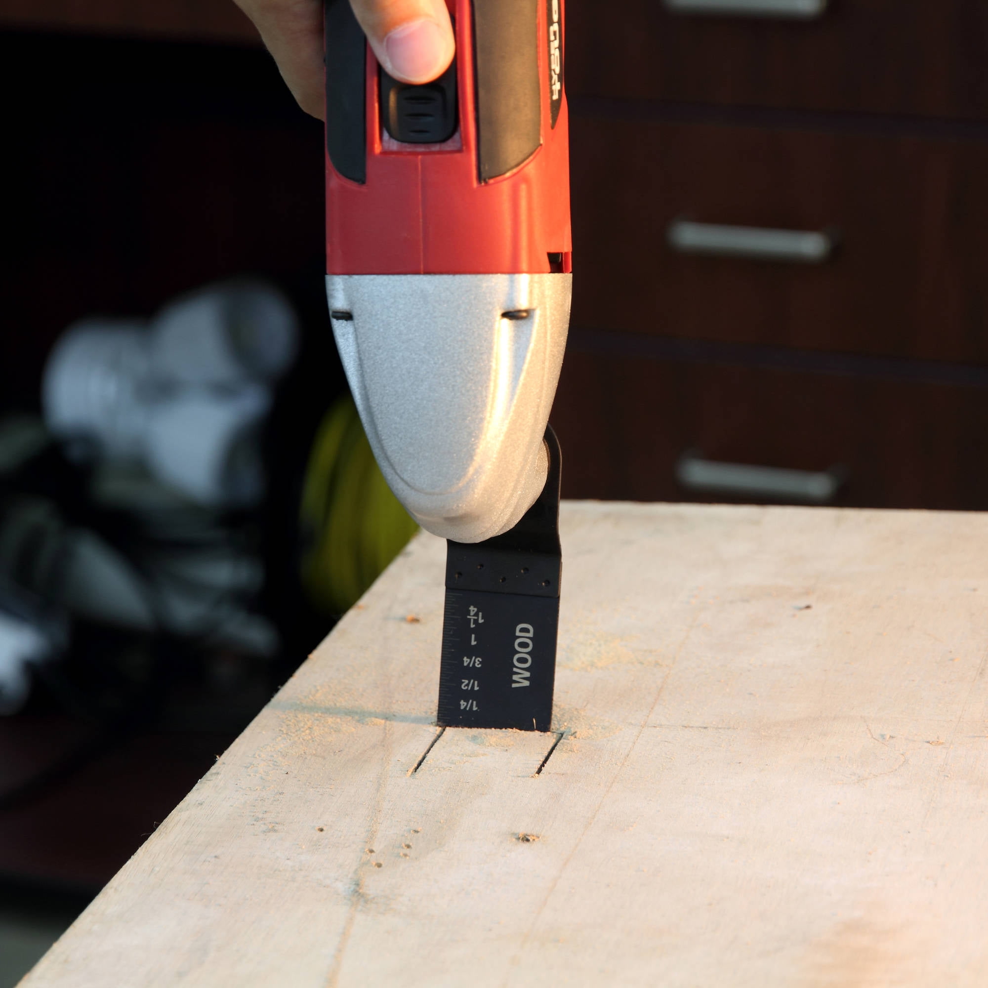 Hyper Tough 1-1/4" Wood End-Cut Blade for Oscillating Tools