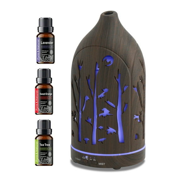 Ultra Quiet Aromatherapy Essential Oil Diffuser with Auto Shut-Off | for Stress Relief  Better Sleep & Mindfulness Practice