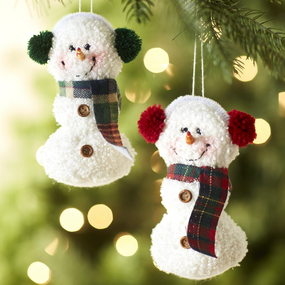 Plush Christmas Ornaments 