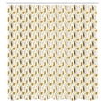 thumbnail image 2 of Ambesonne Birthday Shower Curtain, Candies on Plain Back Art, 69"Wx84"L, Dark Orange Pale Coffee, 2 of 4