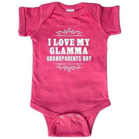 

Inktastic Grandparents Day I Love My Glamma Gift Baby Boy or Baby Girl Bodysuit