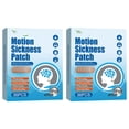 thumbnail image 2 of Autocollants de Mouvement Voyage Autocollants pour Enfants Mal de Mer Mal d'Air Anti-Mouvement Autocollants de Voyage Adultes 2 Pcs, Produits de Santé Bleus, 2 of 9