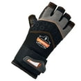 thumbnail image 2 of Ergodyne ProFlexÂ® 910 Half-Finger Impact Gloves + Wrist Support, Black, S, 2 of 3