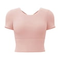 thumbnail image 5 of Women's Cropped Sports Bra Tank Top - Supportive Activewear for Yoga & Casual Wear, 5 of 6