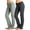 2PK: H GREY/CHARCOAL, variant on Women & Juniors Active Workout Fitness Stretch Comfy Lounge Flare Fit Yoga Pants (RED, L)