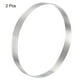 thumbnail image 3 of 2uds Inoxidable Acero Pastel Anillos para Hornear, Perforado Pastel Mousse Anillo Cocina Hornear Calor Resistente 7.1" Diámetro, 0.8" Altura, para Pastel Postre, Plata, 3 of 5