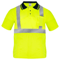 thumbnail image 2 of JORESTECH Hi-Vis Short Sleeve Safety Polo Shirt, ANSI Class 2 (Yellow, XL), 2 of 8