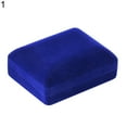 thumbnail image 5 of dianhelloya Heart Square Velvet Necklace Earrings Ring Storage Case Jewelry Display Gift Box 1#, 5 of 8