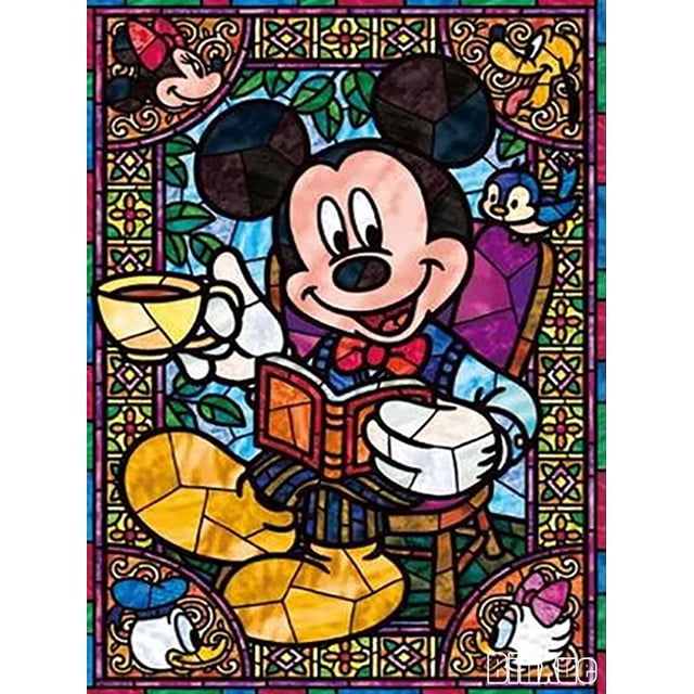 Disney-pintura de princesa de dibujos animados para niñas, pintura de diamantes de polvo, Frozen, punto de cruz, Blancanieves, princesa Elsa, arte de mosaico hecho a mano, bricolaje