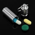 thumbnail image 4 of Aluminum Pill Case Keychain Waterproof Holder Medicine Containe: Box Bottle G6F3, 4 of 7
