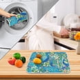 thumbnail image 6 of Regal Peacocks Dish Drying Mat for Kitchen, Quick Drying Absorbent Soft Durable 16" x 18", 6 of 10