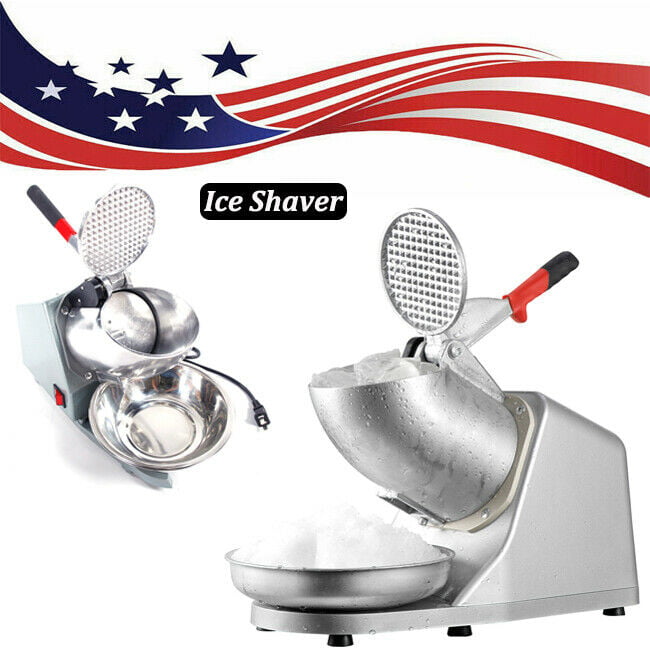Kitchen 143 lbs Industrial Ice Crusher Shaver Machine Home 110V 200W Equipment 