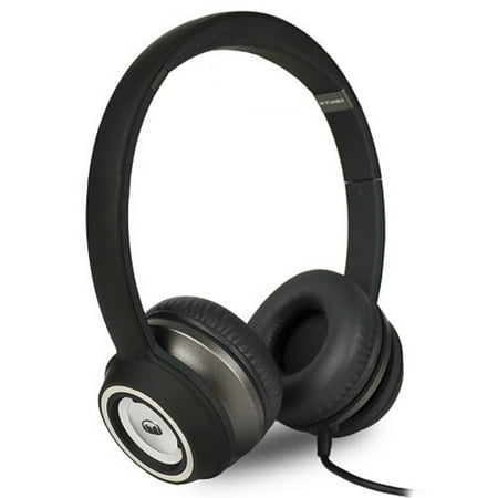 Monster N-Tune High Performance On-Ear Headphones w/3.5mm Plug (Matte Black)