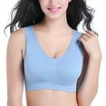 thumbnail image 2 of Jiyugala Women's Large Size A Piece Of Underwear Without Steel Ring No Trace Adjustment Bra, 2 of 4