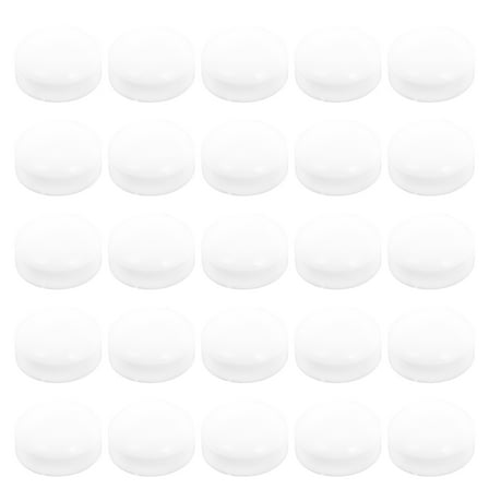 FRCOLOR  200 Pcs Snap Screw Protective Cover Caps for Decorative Covers White