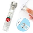 thumbnail image 4 of BINGLI 6 Pcs Portable Handheld Paper Clam Clip Dispenser Mini Push Stapler Dispenser Papers Clamps for Fixing Documents Desk Document Office Home, 4 of 9