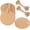 Brown, variant on 2.5 Inch Round Kraft Paper Gift Tags with String, 100PCS Blank Tags