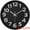 Black, variant on Unique Bargains Non-Ticking Battery Operated Decorative Wall Clock Black White Frame