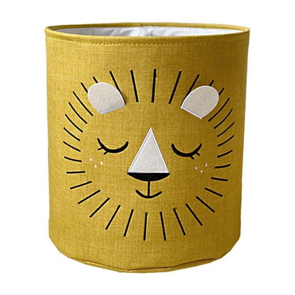 Kids Lion Foldable Laundry Hamper – Thick Fabric Storage Basket for Organizing Kid's Room, Toys, and Clothes