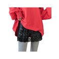 thumbnail image 1 of Women Adjustable Layering Fake Top Lower Sweep Shirts Extender Mini Skirt Half-Length Splitting A Version Slips, 1 of 7
