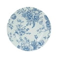 thumbnail image 6 of Efavormart 6 Pack White Blue Floral Acrylic Charger Plates in French Toile Pattern, Round Dinner Charger Event Tabletop Decor - 13", 6 of 10