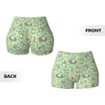 thumbnail image 5 of Naloa Spring Gnomes Biker Shorts for Women Seamless Scrunch Short Women’s Yoga Shorts for Gym Running Sport Shorts - Large, 5 of 9