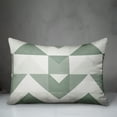 thumbnail image 3 of Creative Products Geo Blocks Green 14 x 20 Indoor / Outdoor Pillow, 3 of 3