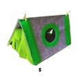 thumbnail image 4 of maskred Hamster Tent Triangular – Value For Money Multifunctional Window Breathable Mesh Easy To Install Hammock Pet Nest blue S 28*20*16 green S 28*20*16, 4 of 6