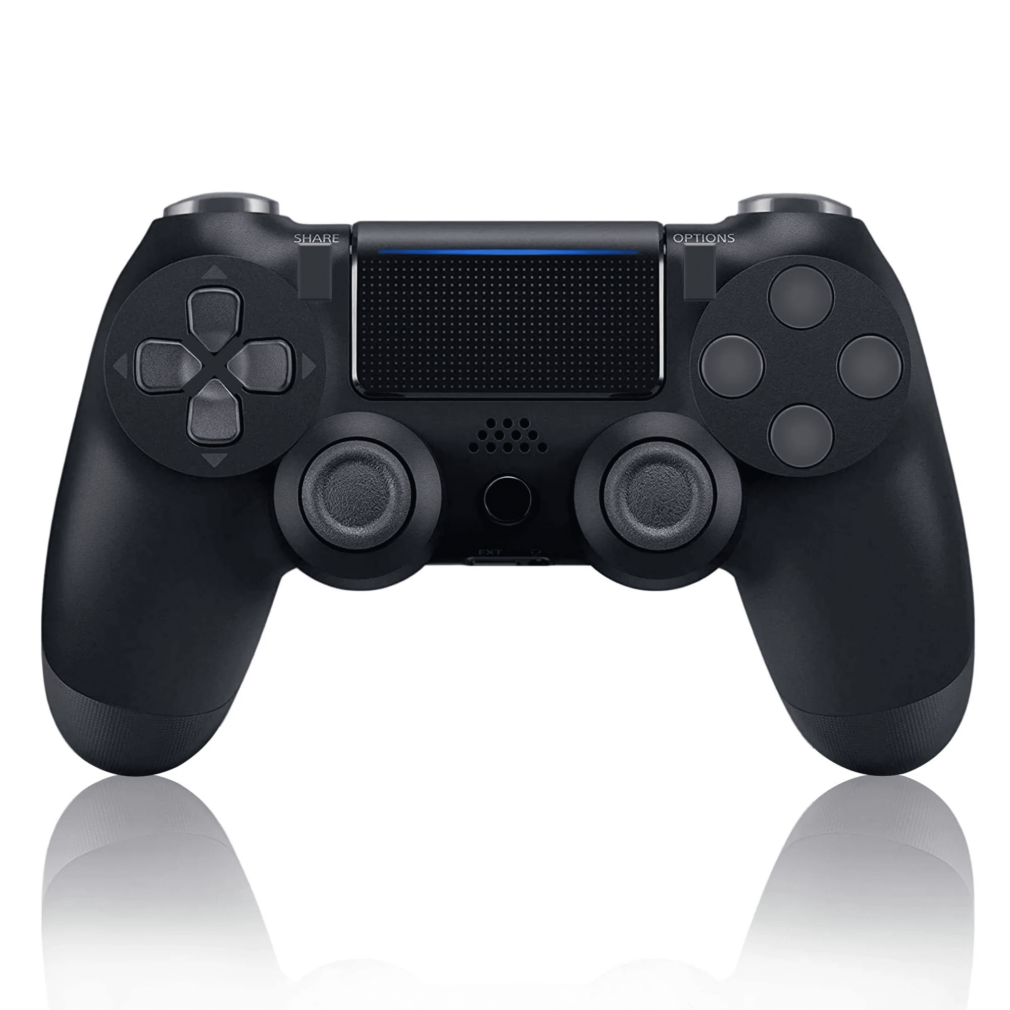 Scharnier vooroordeel Onrustig PS4 Controller Wireless for PS4/Pro/Slim/PC,Bluetooth Gamepad Remote  Joystick with Double Shock/Touchpad/Stereo Headphone Jack/Six-axis  Motion,Black - Walmart.com